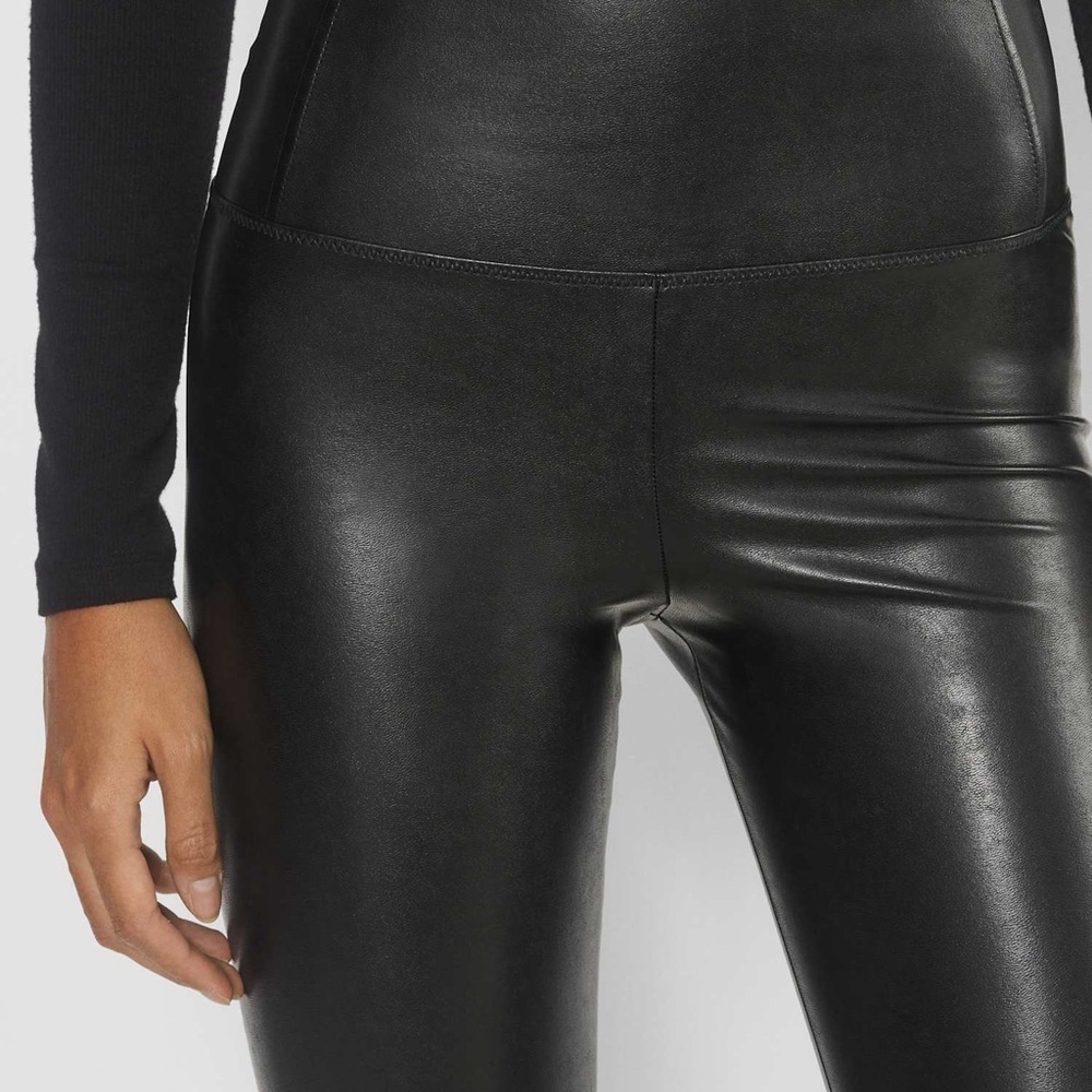 Aritzia Wilfred Daria Women's Black Faux Leather Pants XS